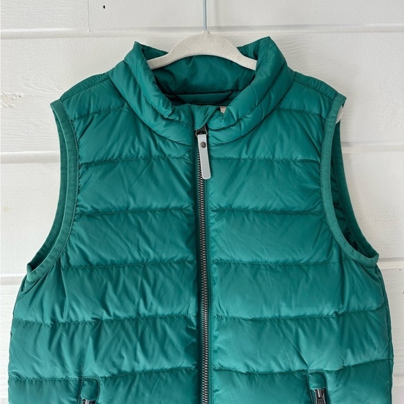 Hanna Andersson Unisex Superlight Down Insulated Puffer Vest in Trek Teal Sz 6-7 - Picture 3 of 10